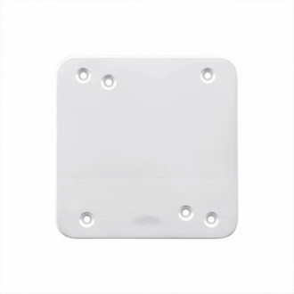 Tapa Lisa 4 X 4 Plastica Blanca