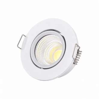 Bala Led Nicho 3w Redonda Blanca- 6400k Luz Blanca