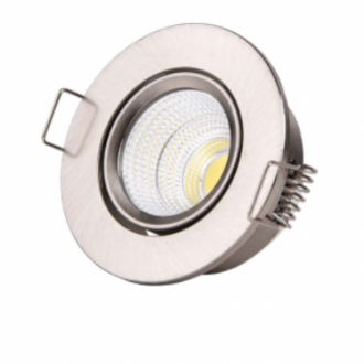 Bala Led Nicho 3w Redonda Satin- 6400k Luz Blanca
