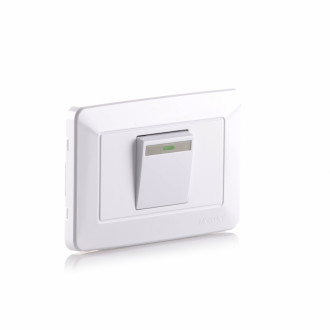 Interruptor Sencillo Conmutable  Blanco