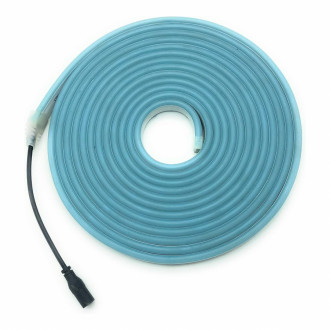 Cinta Led Neon Flex 12v Rollo X 5m Azul Aguamarina